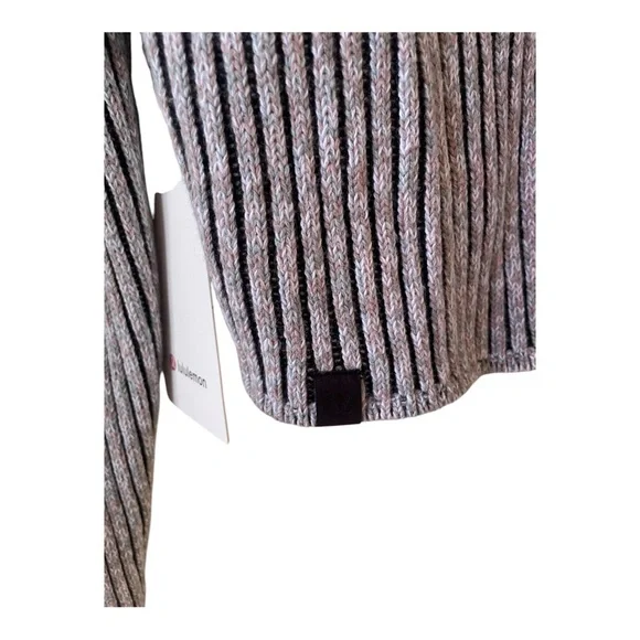 NWT Lululemon Cotton-Cashmere Blend Mock Neck Sweater Size 8